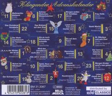 Dagmar Berghoff: Klingender Adventskalender für Kind., CD