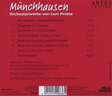 Curt Protze (1891-1967): Orchesterwerke "Münchhausen", CD
