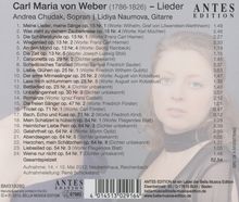 Carl Maria von Weber (1786-1826): Lieder, CD