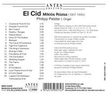 Miklós Rózsa (1907-1995): El Cid für Orgel, CD