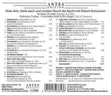Robert Schumann (1810-1856): Lieder "Hüte dich, bleib wach und munter!", CD