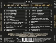 Das kroatische Kunstlied Vol.2, CD