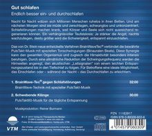 Arnd Stein: Gut schlafen: Besser ein- &amp; durchschlafen, CD