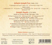 Johann Joseph Fux (1660-1741): Cembalowerke, CD