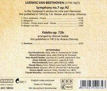 Ludwig van Beethoven (1770-1827): Symphonie Nr.7 (Fass.f.9 Bläser 1816), CD