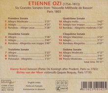 Etienne Ozi (1754-1813): 6 Fagottsonaten (Paris 1803), CD