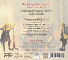 Johann Joachim Quantz (1697-1773): Flötenkonzerte d-moll,G-Dur,g-moll,a-moll, CD