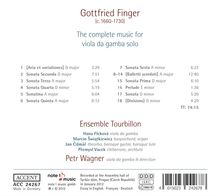 Gottfried Finger (1655-1730): Werke mit Viola da Gamba, CD