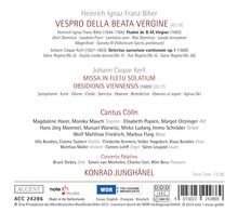 Heinrich Ignaz Biber (1644-1704): Vespro della Beata Vergine (Geistliche Chormusik), CD