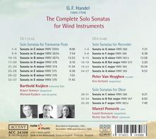 Georg Friedrich Händel (1685-1759): Sämtliche Bläsersonaten, 2 CDs