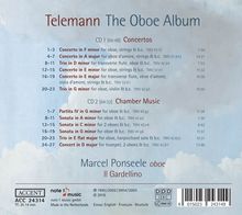 Georg Philipp Telemann (1681-1767): The Oboe Album - Oboenkonzerte &amp; Kammermusik für Oboe, 2 CDs