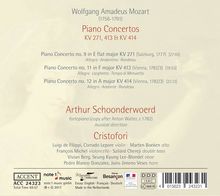 Wolfgang Amadeus Mozart (1756-1791): Klavierkonzerte Nr.9,11,12, CD