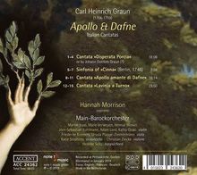 Carl Heinrich Graun (1703-1759): Italienische Kantaten "Apollo et Dafne", CD