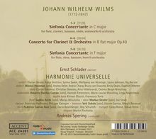 Johann Wilhelm Wilms (1772-1847): Sinfonie concertante C-Dur &amp; F-Dur, CD