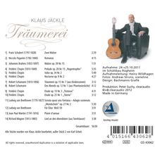 Klaus Jäckle - Träumerei, CD