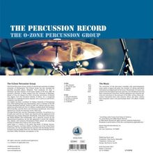 O-Zone Percussion Group: The Percussion Record (180g), LP