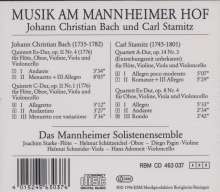 Carl Stamitz (1745-1801): Flötenquartett op.17,3, CD
