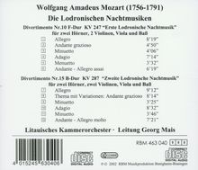 Wolfgang Amadeus Mozart (1756-1791): Divertimenti KV 247 &amp; 287, CD