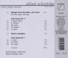 Alfred Schnittke (1934-1998): Sämtliche Werke für Cello &amp; Klavier, CD