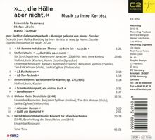 Die Hölle aber nicht - Musik zu Imre Kertesz, CD