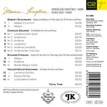 Musik für Horn &amp; Klavier - "Manu Scriptum", CD