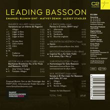 Emanuel Blumin-Sint - Leading Bassoon, CD