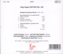 Wolfgang Amadeus Mozart (1756-1791): Klavierquartett Nr.1 KV 478, CD