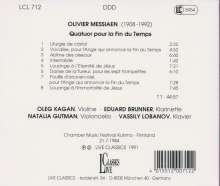 Olivier Messiaen (1908-1992): Quartett für das Ende der Zeit, CD