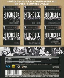 Alfred Hitchcock: Die frühen Jahre - 1934 bis 1946 (Blu-ray), 6 Blu-ray Discs