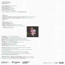 Titel: MOTHER Berati. Songs: Kreta, Ithaka. Musiker: Luise Volkmann, Julius Windisch. Ein rosa Blume-Foto. Unterstützer-Logos.