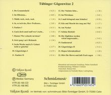 Walter Schultheiß: Tübinger Gogenwitze 2, CD