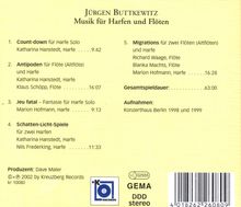 Jürgen Buttkewitz (geb. 1939): Werke für Harfen &amp; Flöten, CD