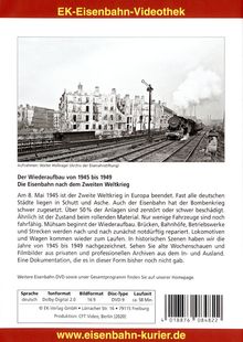 Der Wiederaufbau von 1945 bis 1949 - Die Eisenbahn nach dem Zweiten Weltkrieg, DVD