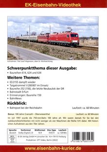 Eisenbahn Video-Kurier 153 - Schwerpunkt Baureihen 6314, 624 und 634, DVD