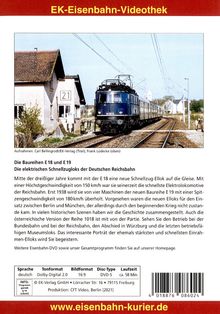 Die Baureihen E18 &amp; E19 - Berühmte Züge und Lokomotiven, DVD