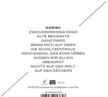 Garish: Trumpf, CD