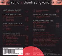 Sonja &amp; Shanti Sungkono - 20th Century Piano Duets, CD