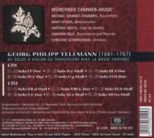 Georg Philipp Telemann (1681-1767): 12 Soli (Sonaten) für Violine oder Flöte &amp; Bc, 2 Super Audio CDs