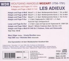 Wolfgang Amadeus Mozart (1756-1791): Adagios &amp; Fugen für Streichtrio KV 404a, CD