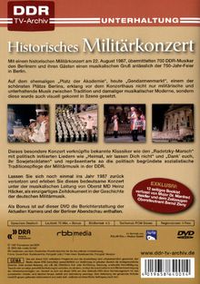 Historisches Militärkonzert, DVD