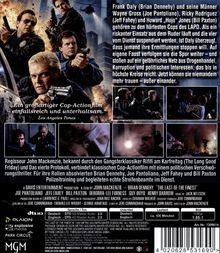 Ein Filmcover mit mehreren bewaffneten Polizisten vor einer urbanen Kulisse. Zitate und Filmbeschreibung sind abgedruckt.