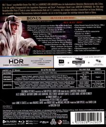 Bonus: 4K Ultra HD Disc und Blu-ray Disc mit umfangreichem Zusatzmaterial. Links ein Mann in traditioneller arabischer Kleidung.