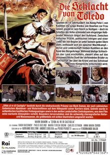 „Die Schlacht von Toledo“: Spanien im 14. Jahrhundert, epischer Machtkampf, Verrat und Bürgerkrieg. Illustration: Ritter im Kampf.