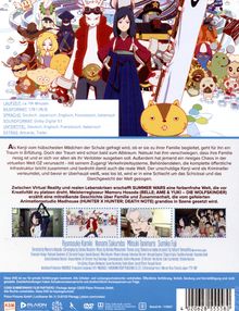 "LAUFZEIT: ca. 114 Minuten. BILDFORMAT: 1.78:1 (16:9). SPRACHE: Deutsch, Japanisch, Englisch, Französisch, Italienisch."  
Ein buntes Anime-Cover zeigt fantasievolle Figuren vor einer virtuellen Kulisse.