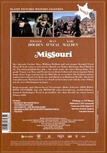 Missouri, DVD