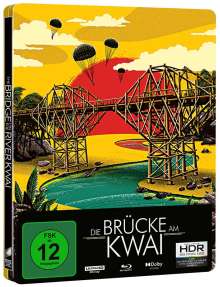 Die Brücke am Kwai (Ultra HD Blu-ray &amp; Blu-ray im Steelbook), 1 Ultra HD Blu-ray und 1 Blu-ray Disc