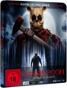 Winnie the Pooh: Blood and Honey (Ultra HD Blu-ray &amp; Blu-ray im Steelbook), 1 Ultra HD Blu-ray und 1 Blu-ray Disc