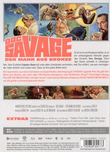 Doc Savage - Der Mann aus Bronze (Blu-ray &amp; DVD im Mediabook), 1 Blu-ray Disc und 1 DVD