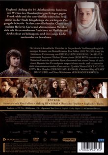 Text beschreibt England im 14. Jahrhundert, Chaos, Liebe, Moderne, Film basierend auf Ken Folletts Roman. Szenenbilder und EXTRAS.