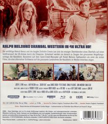 "RALPH NELSONS SKANDAL-WESTERN IN 4K ULTRA HD!" Ein Paar steht vor einem Wagen. Unten vier Filmszenen. Logos unten.